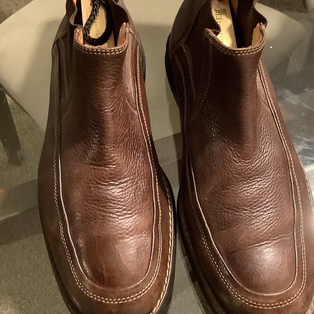 Johnston & Murphy Dark Brown Leather Boots